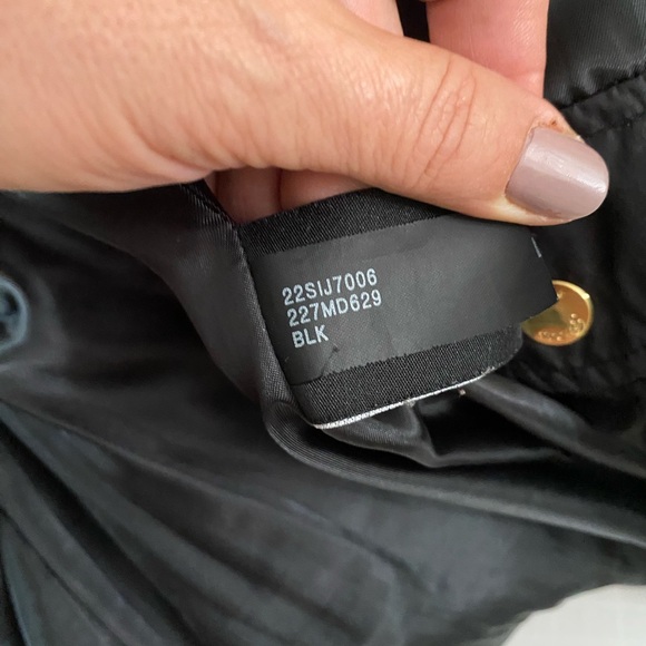 Guess Down Puffer Jacket Full Zip Down Feathers Black Women Small Winter - Picture 13 of 16